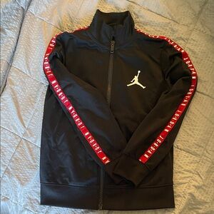 Jordan Black Jacket with Red Stripes